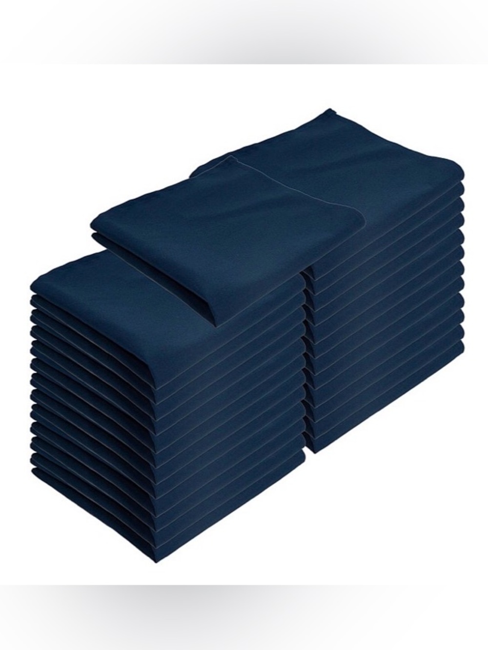 Mariposa Poly Spun Napkin 20x20 Navy Blue - Pack Of 25